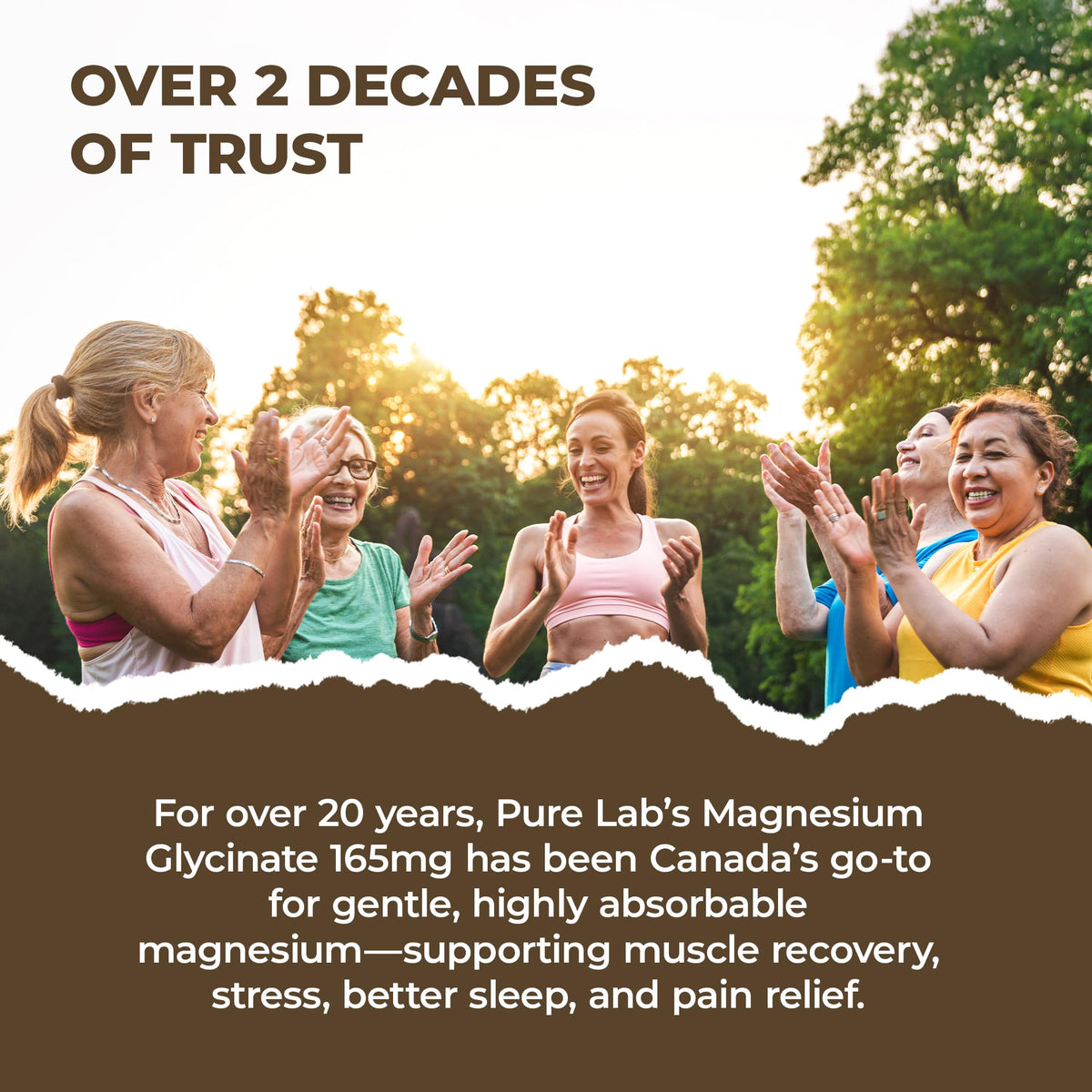 Pure Lab Vitamins Magnesium Glycinate 165mg โ 120 vegicaps - Supports Muscle Function ๐ All In One Marketplace Canada