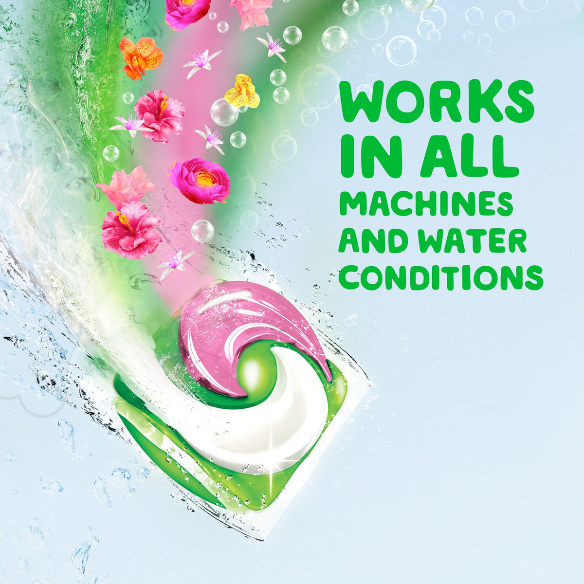 Gain Super Flings Laundry Detergent Pacs, 45 Count, Vibrant, irresistibly clean and fresh ๐ All In One Marketplace Canada