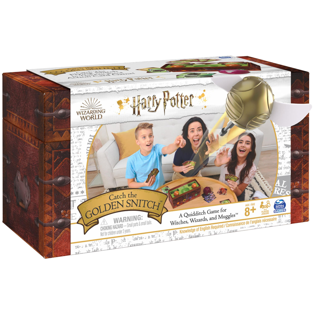 Harry Potter Catch The Golden Snitch, A Quidditch Board Game for Witches, Wizards and Muggles, Family Game Ages 8 & up ๐ All In One Marketplace Canada