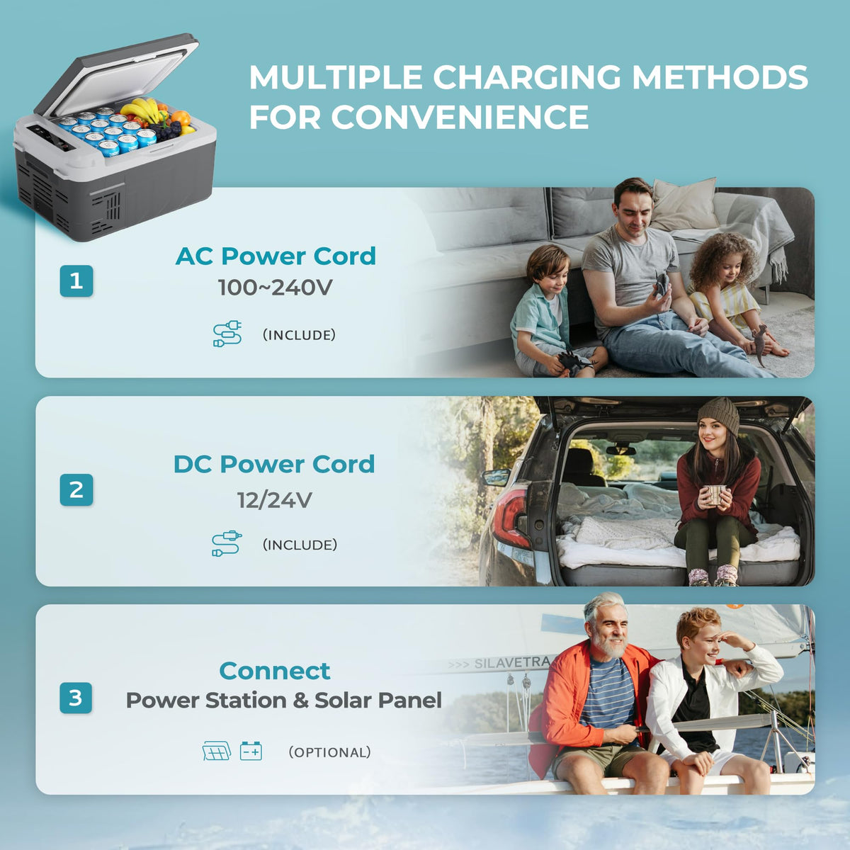 EUHOMY 12 Volt Refrigerator, 11 Quart (10L) Compressor Electric Cooler APP Control, Car Fridge 12/24V DC & 100-240V AC, Car refrigerator -4โ~68โ, Portable Freezer for RV, Camping, Travel ๐ All In One Marketplace Canada
