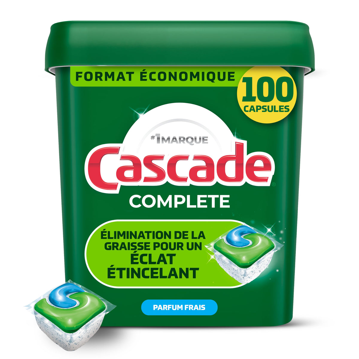 Cascade Complete Dishwasher Detergent Pods, Dish Detergent Soap, Fresh Scent, 100 Count ๐ All In One Marketplace Canada