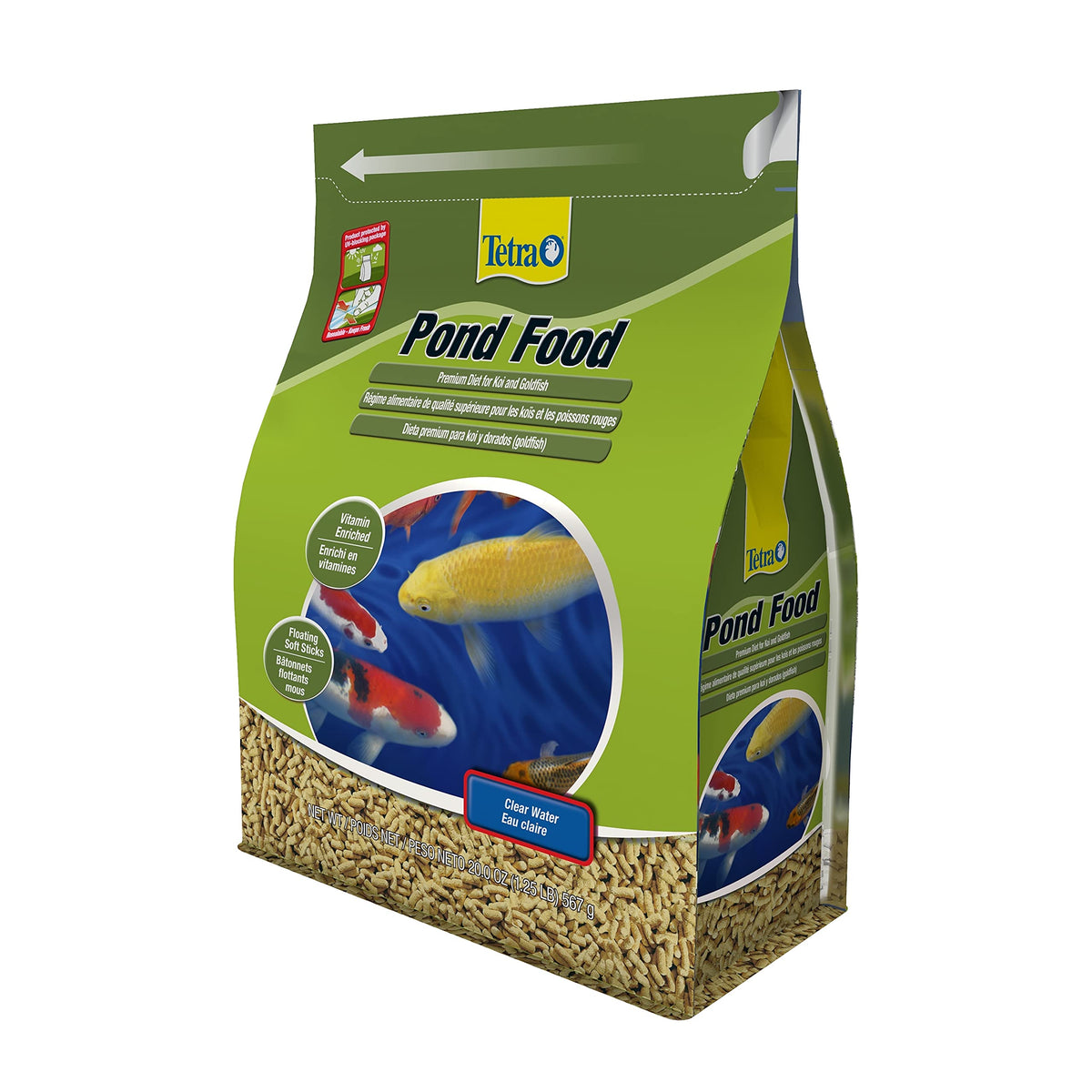 Tetra Pond Food 1.25lb Bag (Trilingual) ๐ All In One Marketplace Canada