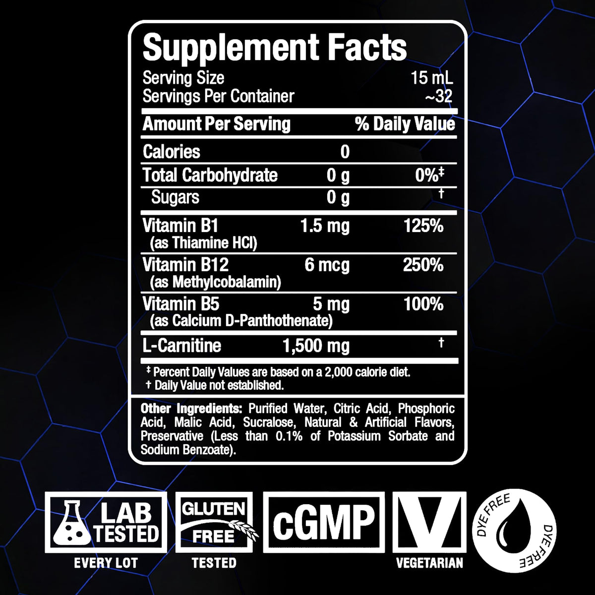 ALLMAX Nutrition Liquid L-Carnitine 1500 Miligrams, Blue Raspberry, 16 oz (473 ml) ๐ All In One Marketplace Canada