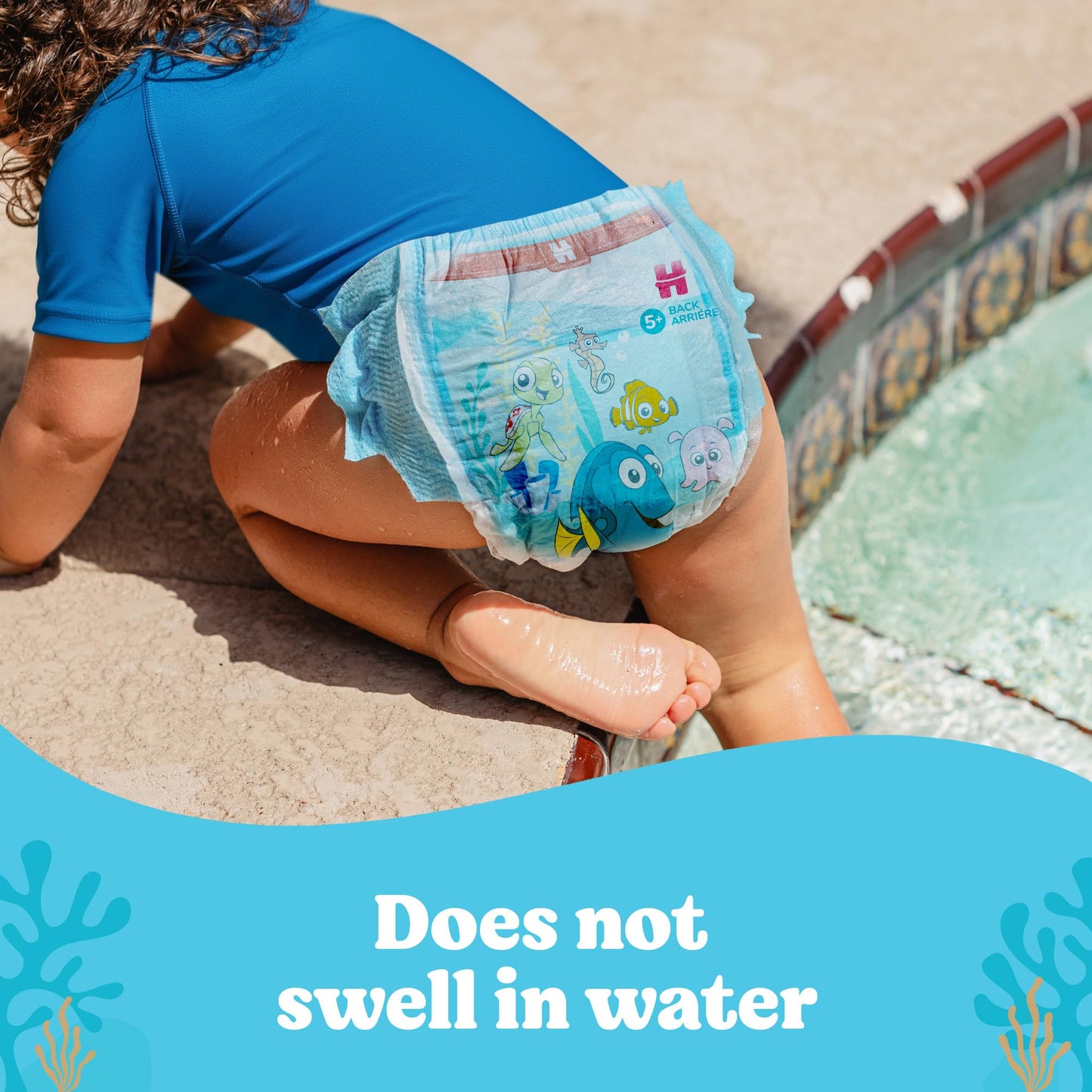 HUGGIES Disposable Swim Diapers - Size 3 Small, Huggies Little Swimmers, 40 ct ๐ All In One Marketplace Canada