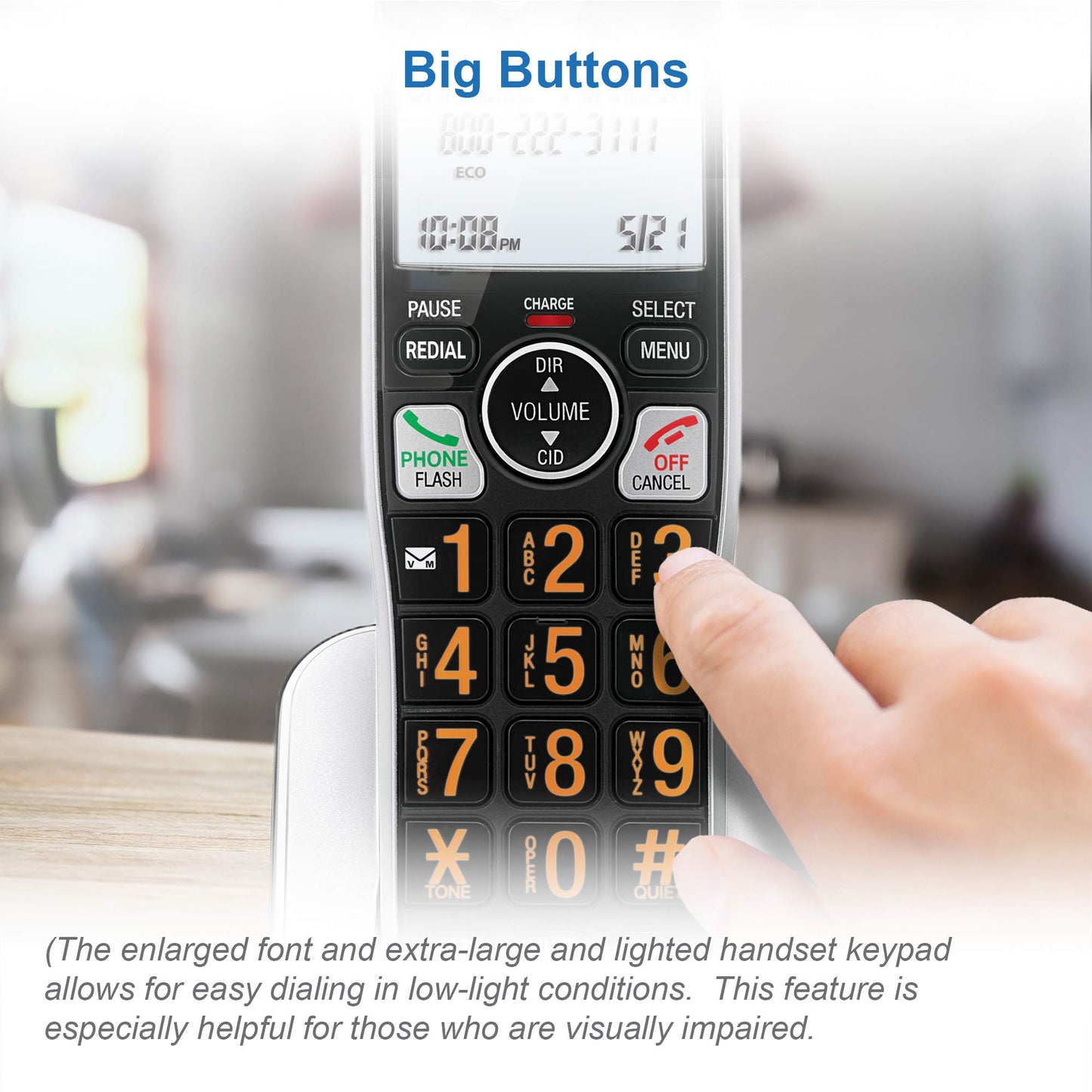 AT&T BL102-3 DECT 6.0 3-Handset Cordless Phone for Home with Answering Machine, Call Blocking, Caller ID Announcer, Audio Assist, Intercom, and Unsurpassed Range, Silver/Black ๐ All In One Marketplace Canada