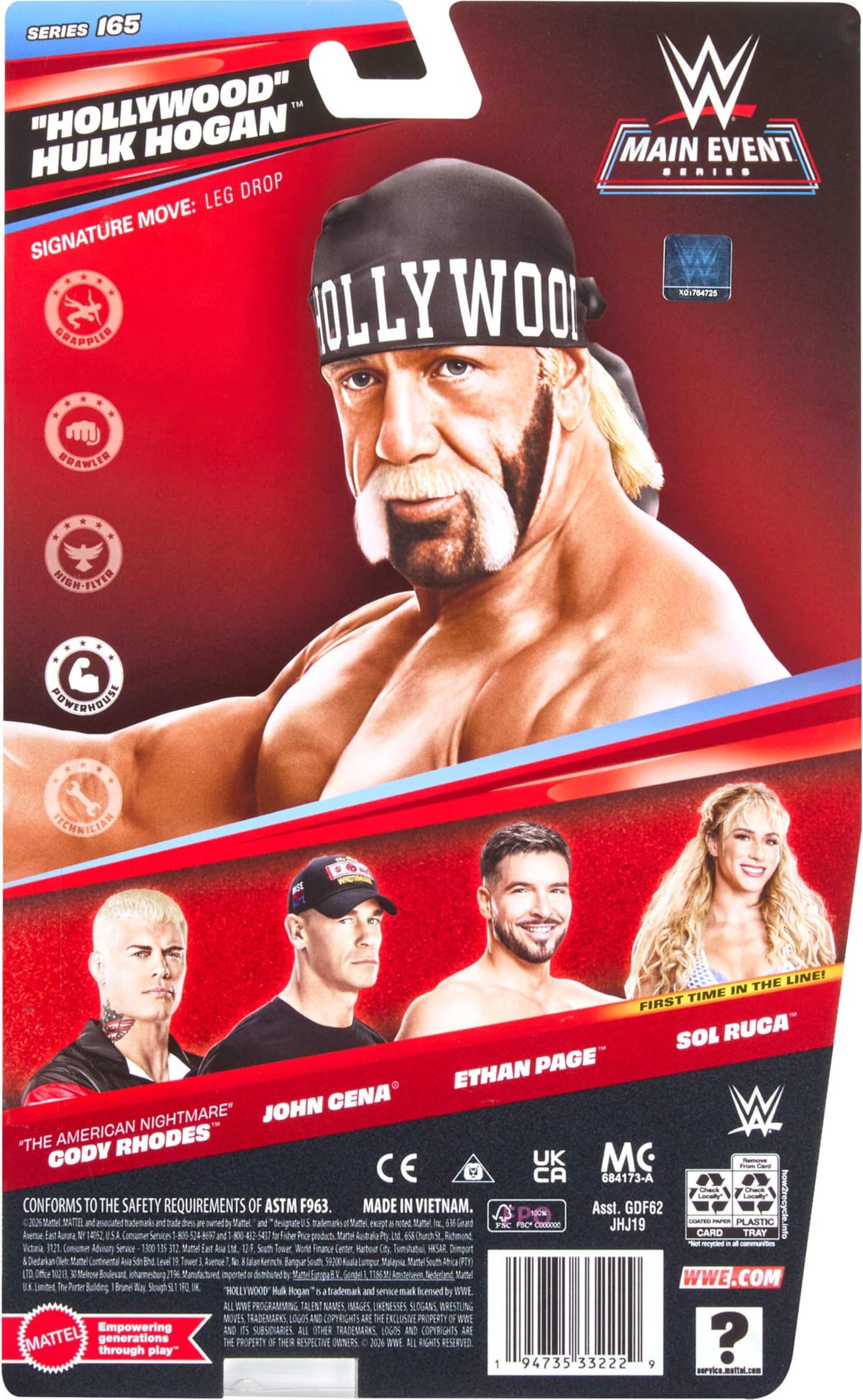 Mattel WWE Main Event Series Hollywood Hulk Hogan Action Figure ๐ All In One Marketplace Canada