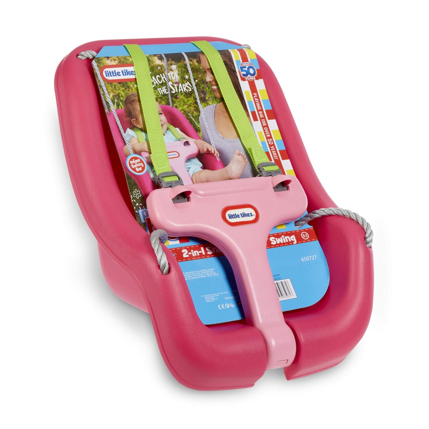 Little Tikes 2-in-1 Snug 'N Secure Swing Magenta ๐ All In One Marketplace Canada