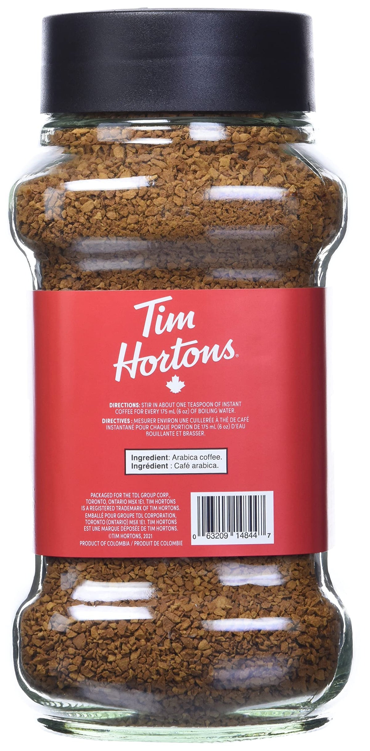 Tim Hortons Medium Roast Instant Coffee, 100% Colombian, 300g Jar ๐ All In One Marketplace Canada