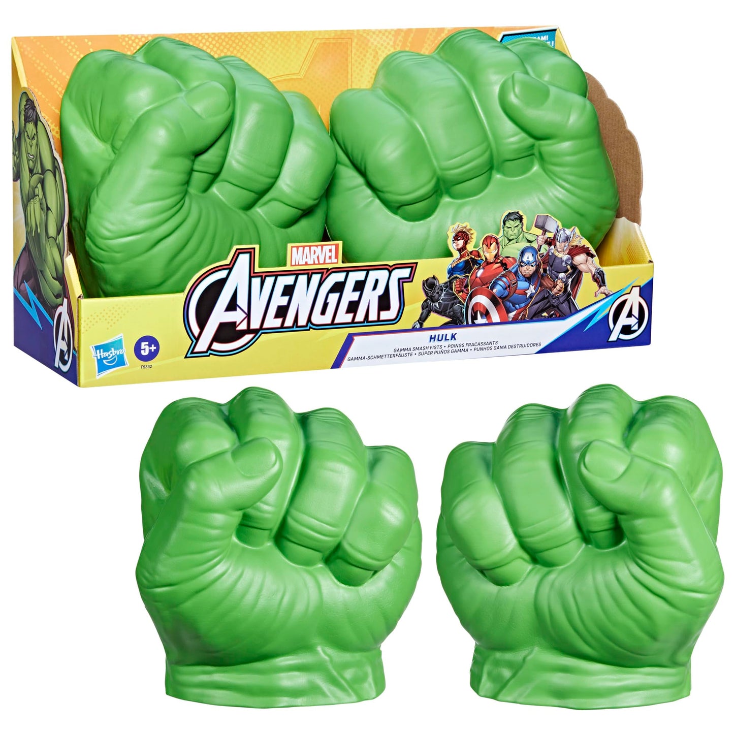 Marvel Hulk Gamma Smash Fists, Soft Foam Role Play Toy, Avengers Super Hero Toys for Kids Ages 5 and Up ๐ All In One Marketplace Canada