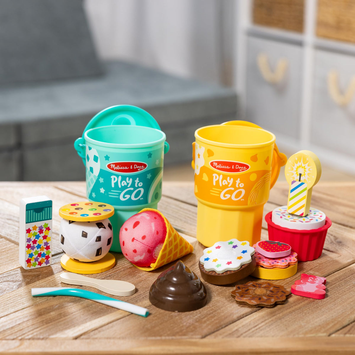 Melissa & Doug Play to Go Food Cups 2-Pack Toy Bundle ๐ All In One Marketplace Canada