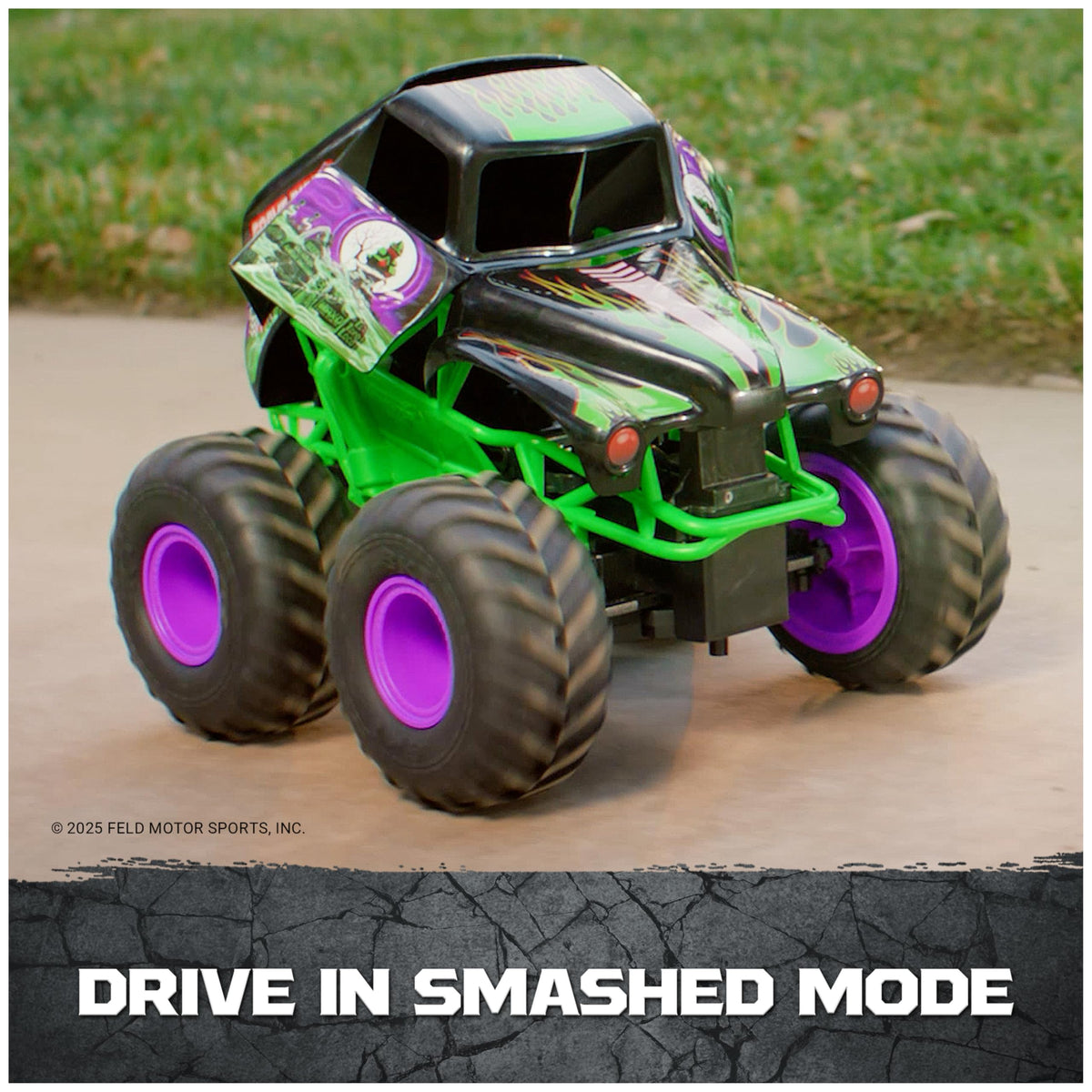 Monster Jam Smash & Bash Grave Digger RC Truck 1:15 Scale Vehicle ๐ All In One Marketplace Canada