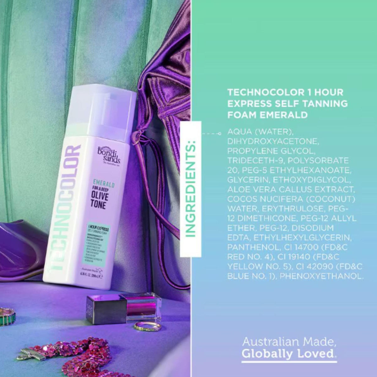 BONDI SANDS TECHNOCOLOR 1 HOUR EXPRESS SELF TANNING FOAM EMERALD 200mL (CANADA) π All In One Marketplace Canada