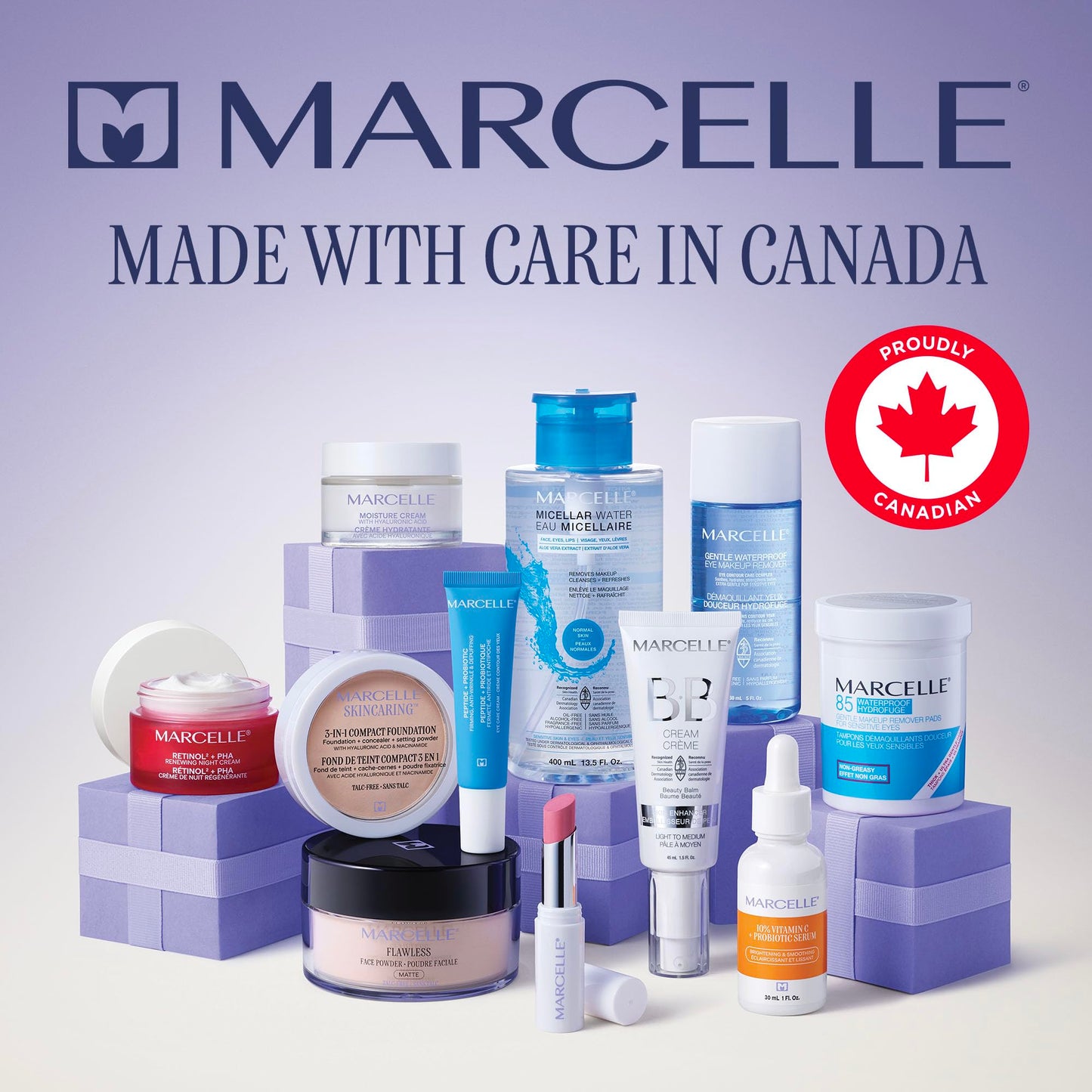 Marcelle BB Cream Golden Glow, Universal Shade, Tinted Moisturizer, Skin Enhancer, Illuminator, Beauty Balm, Non-Comedogenic, Paraben-Free, Oil-Free, Hypoallergenic, Cruelty-Free, 45 mL ๐ All In One Marketplace Canada