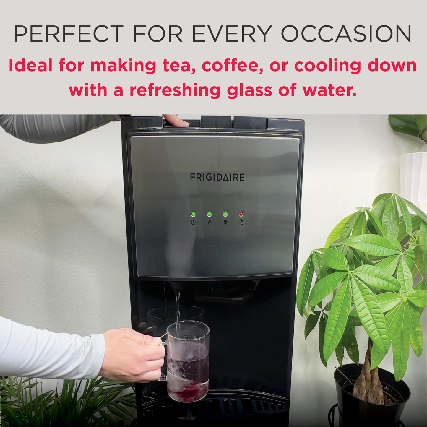 Frigidaire, 5 Gallon Bottom Loading Hot and Cold Water Dispenser, Stainless Steel ๐ All In One Marketplace Canada