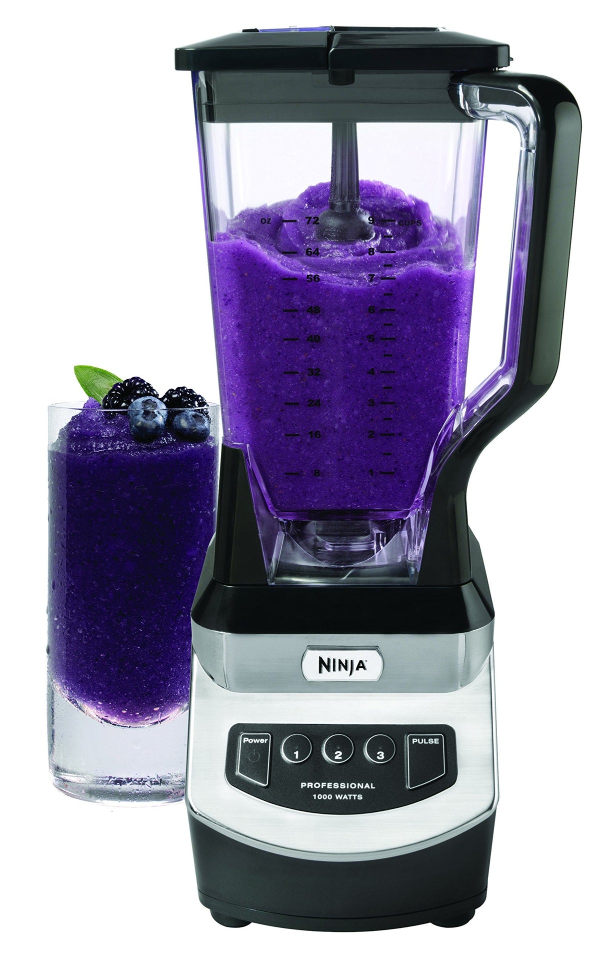 Ninja NJ600WMC Professional Blender, 72 oz Pitcher, Black/Silver, 900W (Canadian Version) ๐ All In One Marketplace Canada