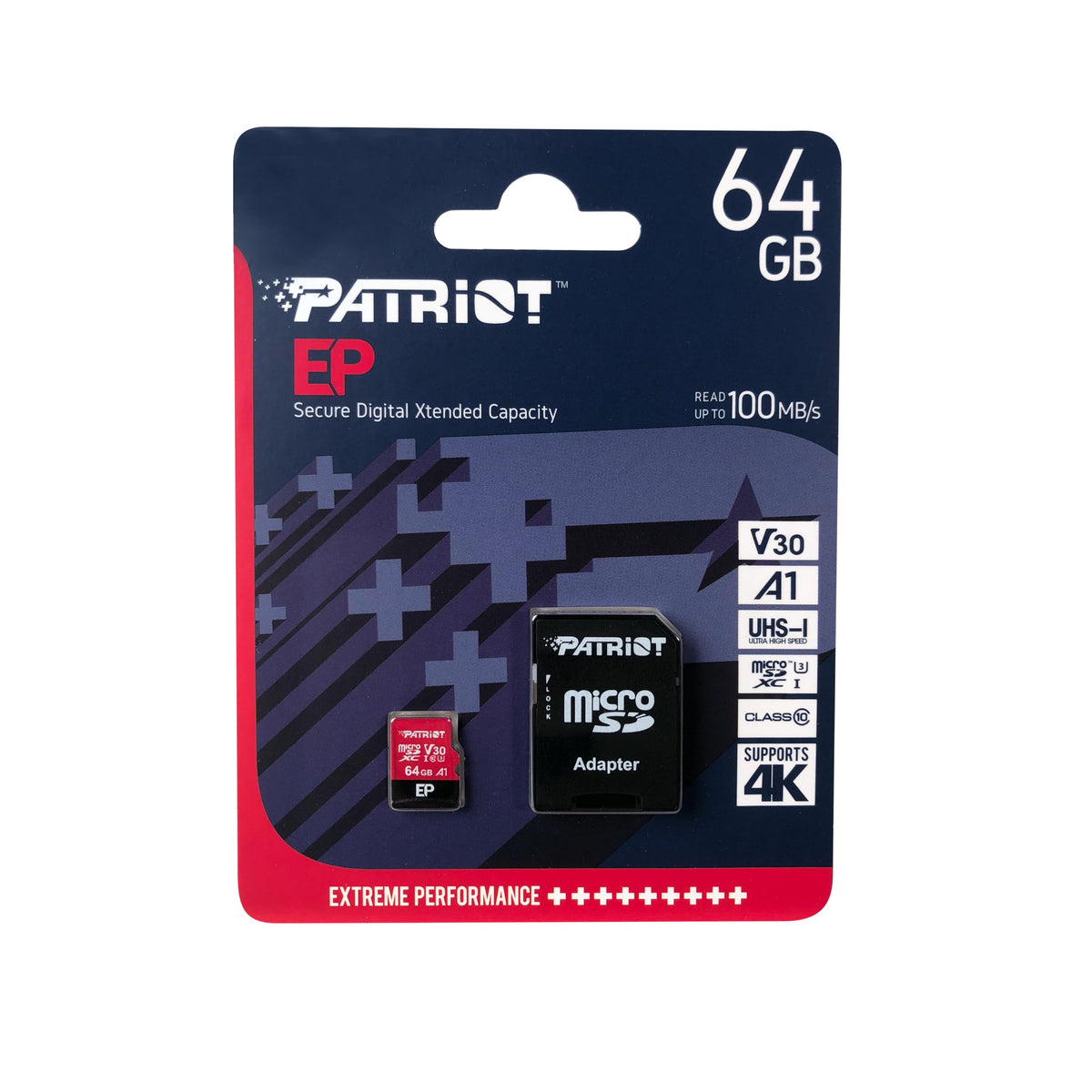 Patriot 64GB A1 / V30 Micro SD Card for Android Phones and Tablets, 4K Video Recording - PEF64GEP31MCX ๐ All In One Marketplace Canada