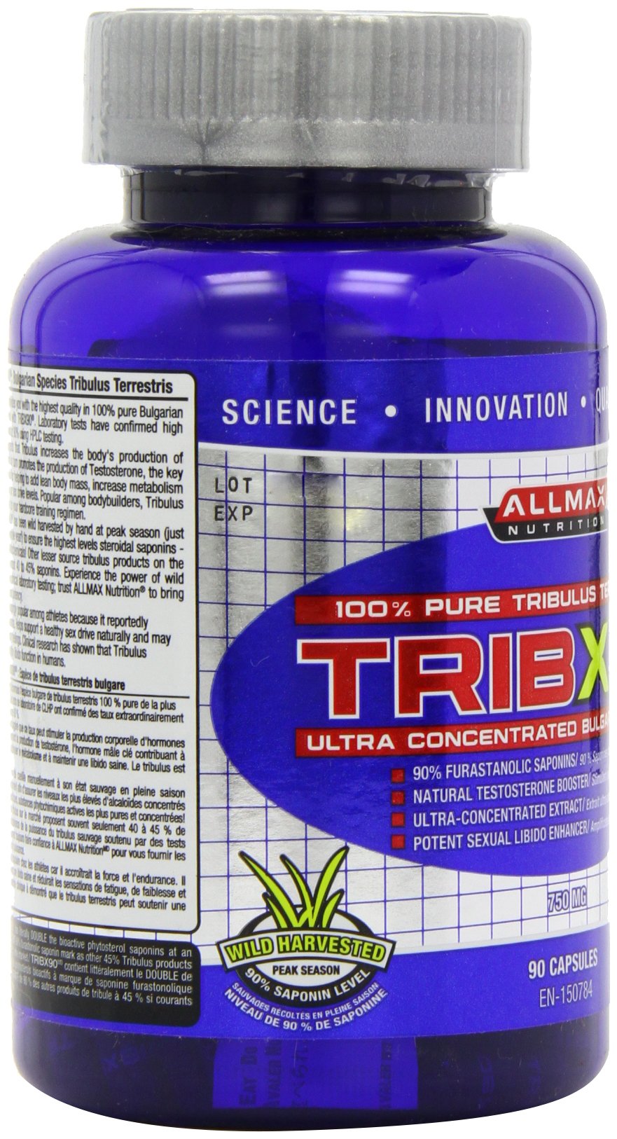ALLMAX TribX90 Testosterone Booster Capsules, 90 Count ๐ All In One Marketplace Canada