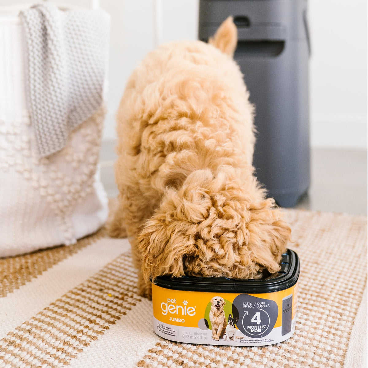 Pet Genie Jumbo Refill Bags - Multi-Layer Continuous film for Waste and Odor - Up to 4 Months of Supply, Only Compatible with Pet Genie Pail ๐ All In One Marketplace Canada