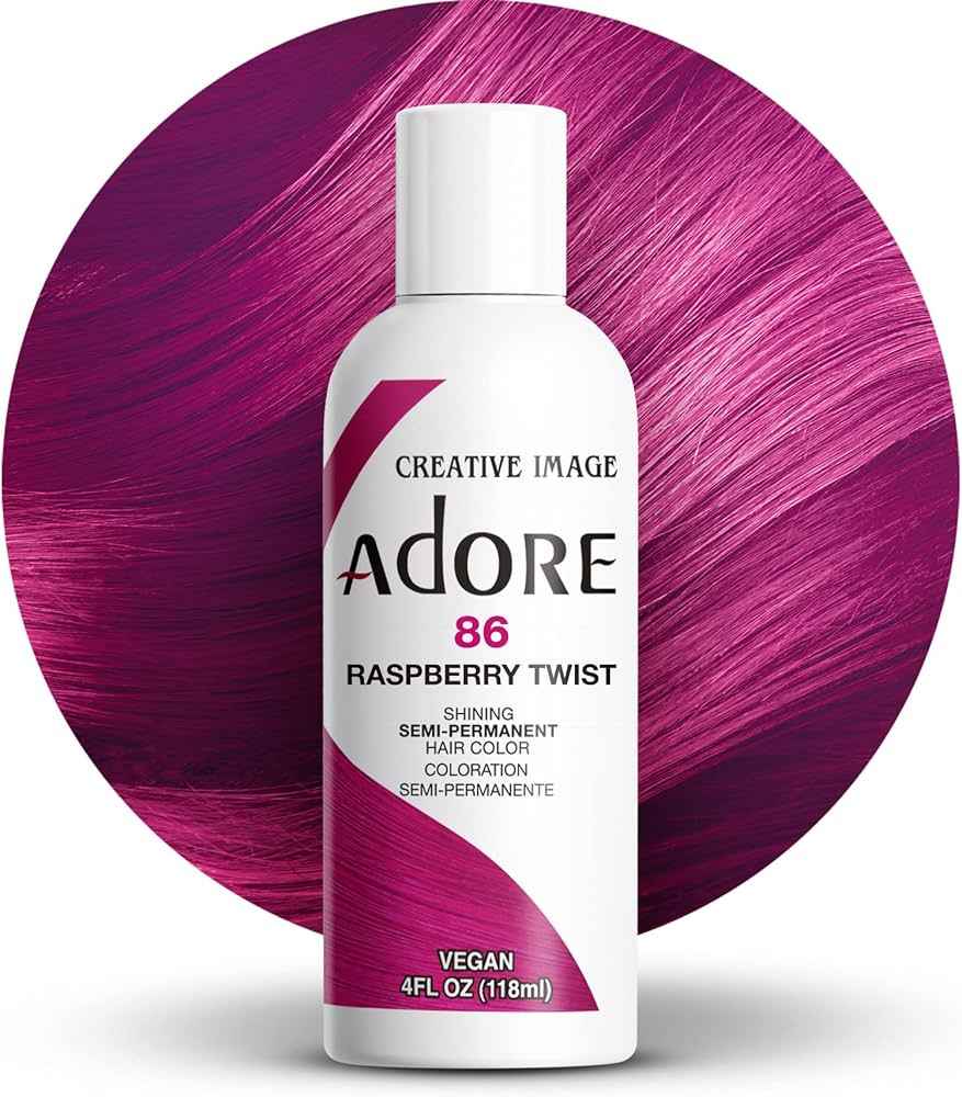 Adore Semi Permanent Hair Color Raspberry Twist 86 4 oz