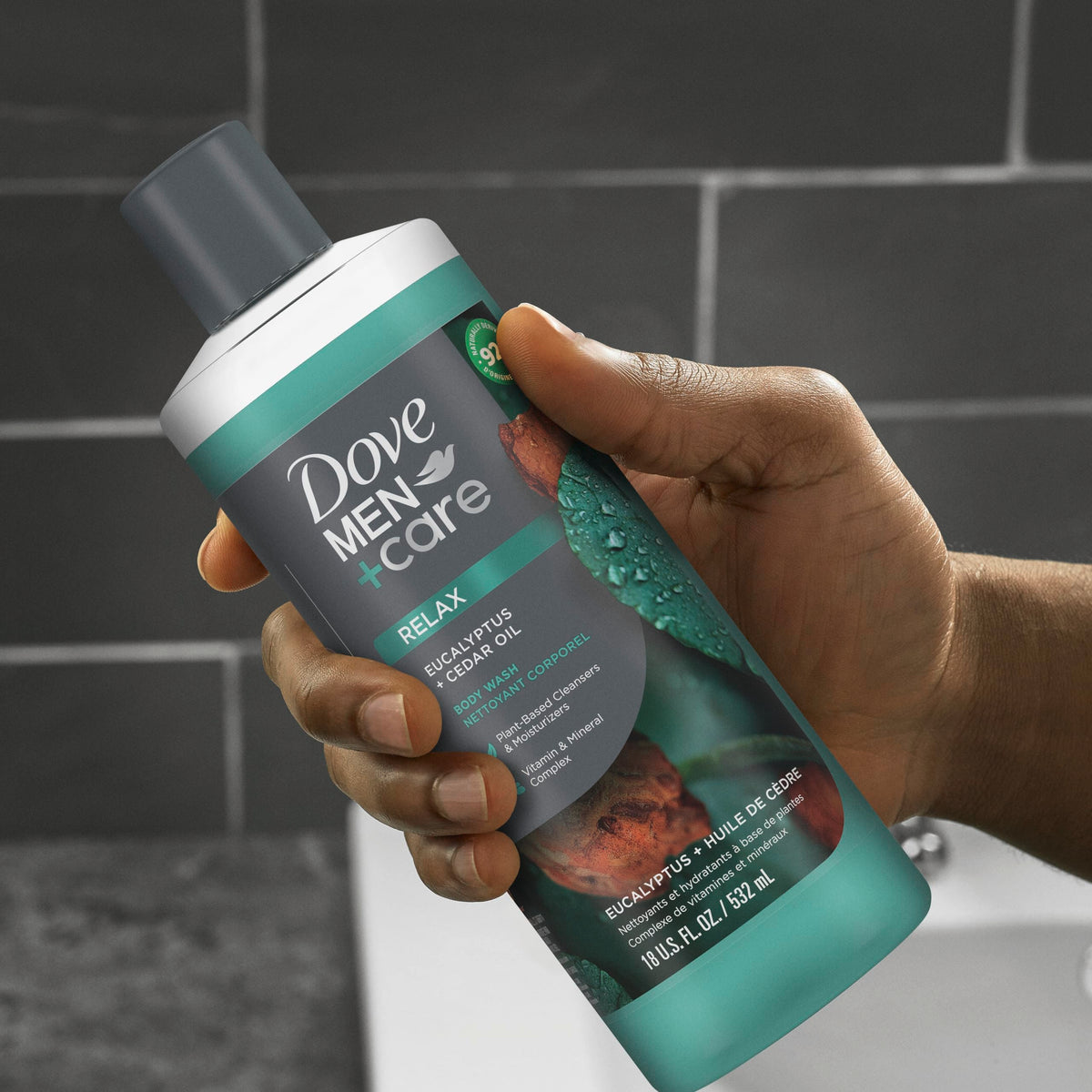 Dove Men+Care Refreshing Power + Renew 3N1 Body, Hair and Face Wash with 24-Hour Nourishing Micromoisture Technology Body Wash for Men 400 ml (Pack of 4) ๐ All In One Marketplace Canada