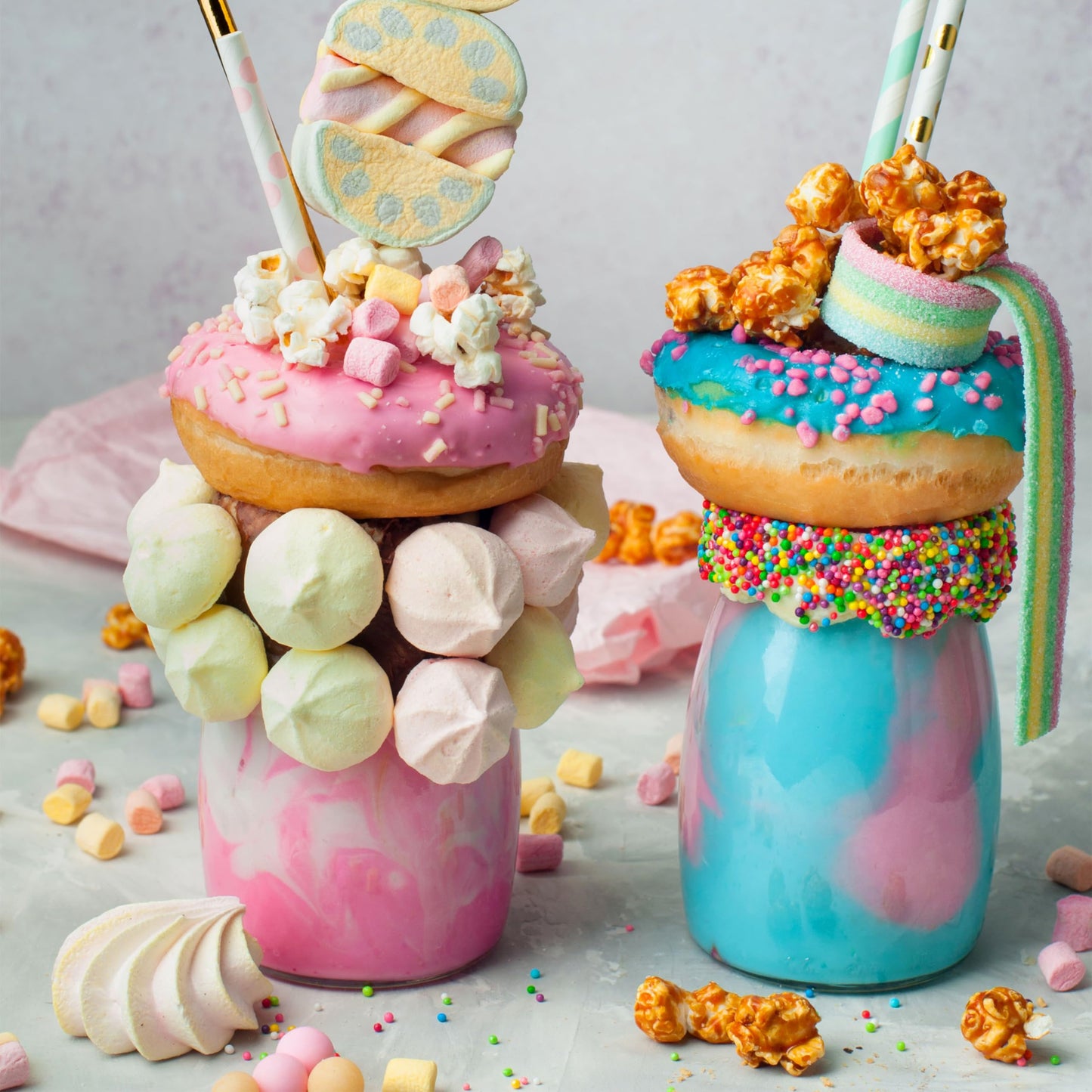Yupik Cotton Candy Flavored Sprinkles, 1Kg, Low Sugar, Kosher, Cholesterol-Free, Fat-Free, Perfect for Baking and Decorating Ice Cream, Cakes, Cookies, Cupcakes, and Donuts. ๐ All In One Marketplace Canada