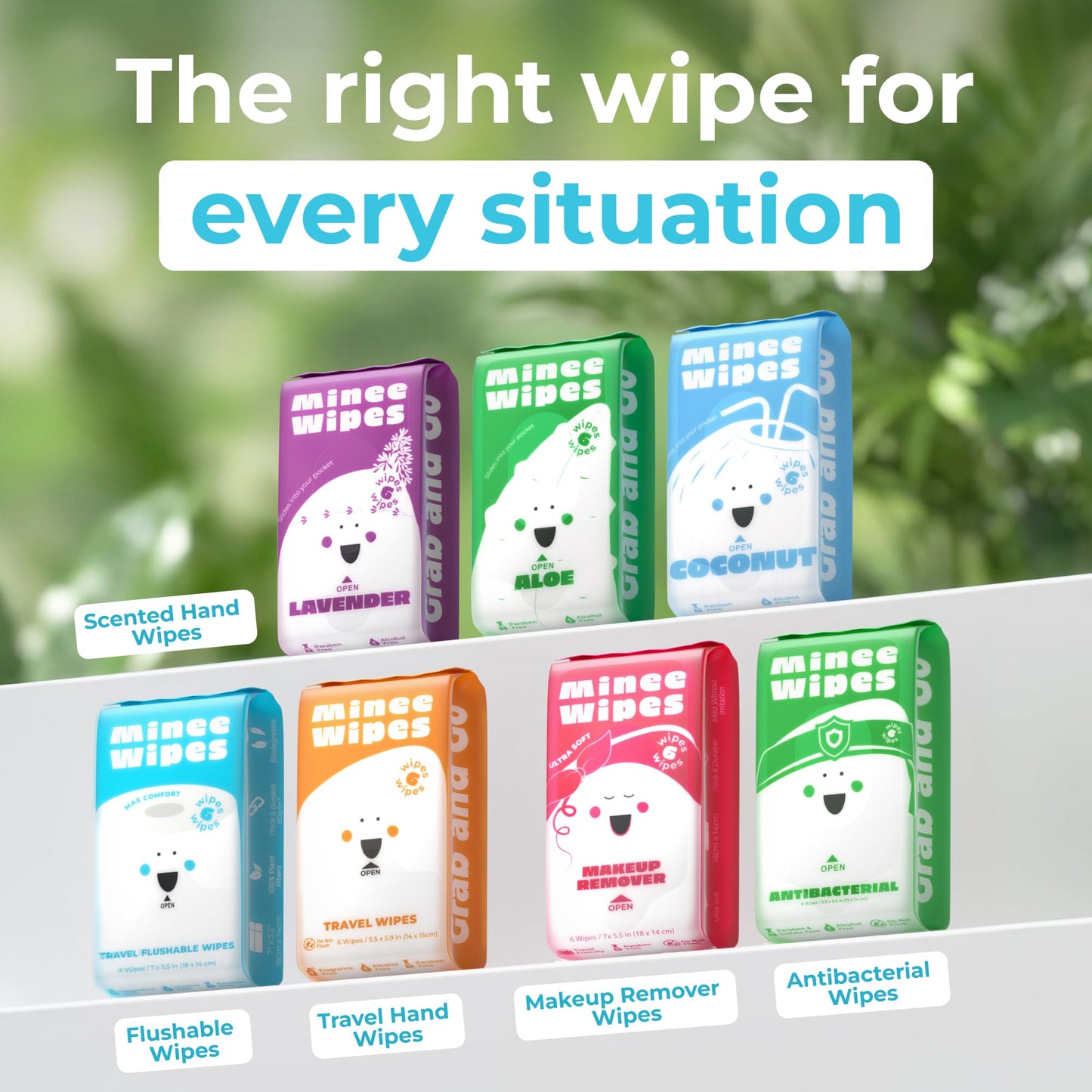 Impossibly Compact Travel Flushable Wipes - 99.5% Water and Aloe - Safe for Sensitive Skin, Hypoallergenic & Unscented - Travel Essentials for Adults, Kids & Baby Care (48 Wipes (8 Packs)) 🍁 All In One Marketplace Canada