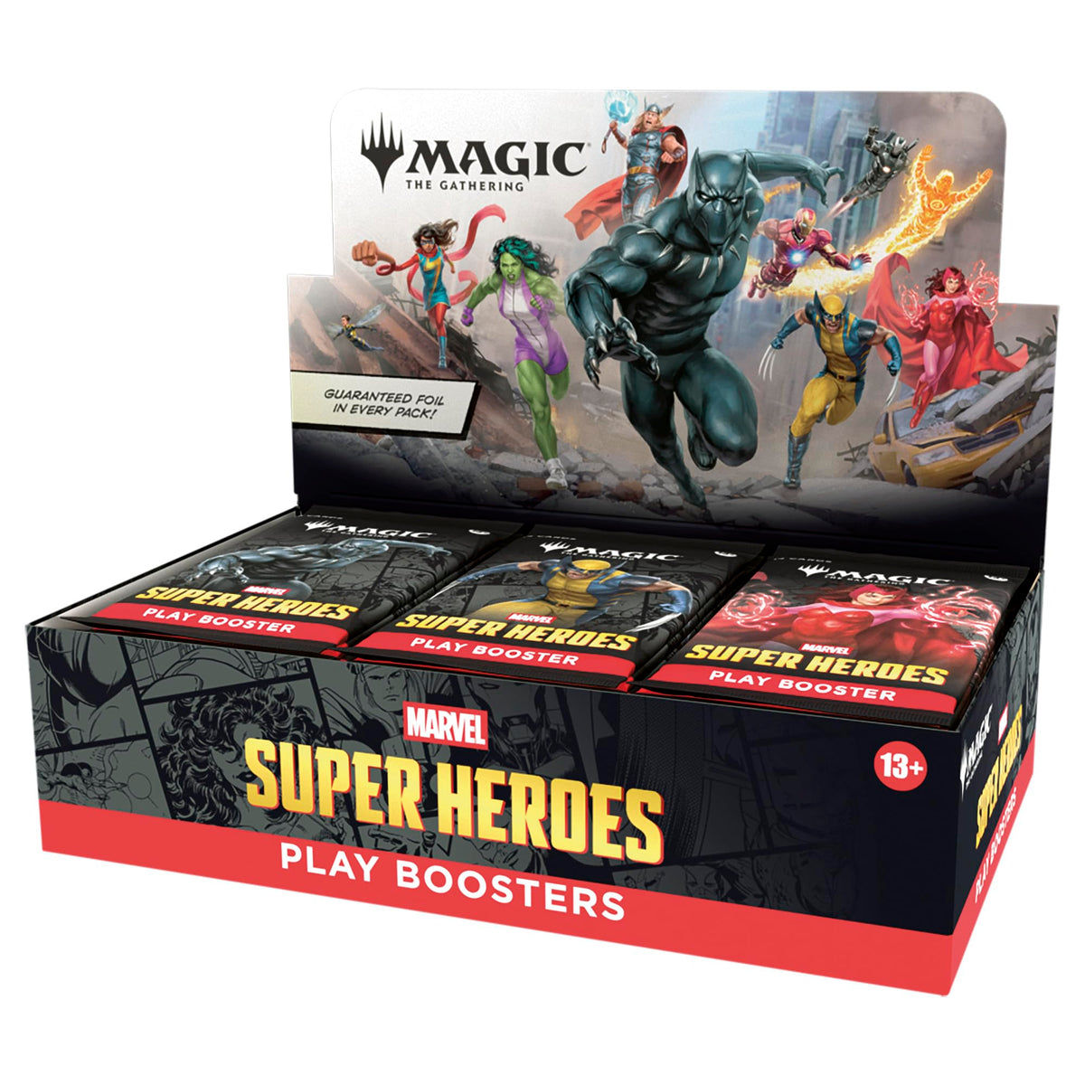 Magic: The Gathering | Marvel Super Heroes Play Booster Box | 30 Packs | Collectible Trading Card Game ๐ All In One Marketplace Canada