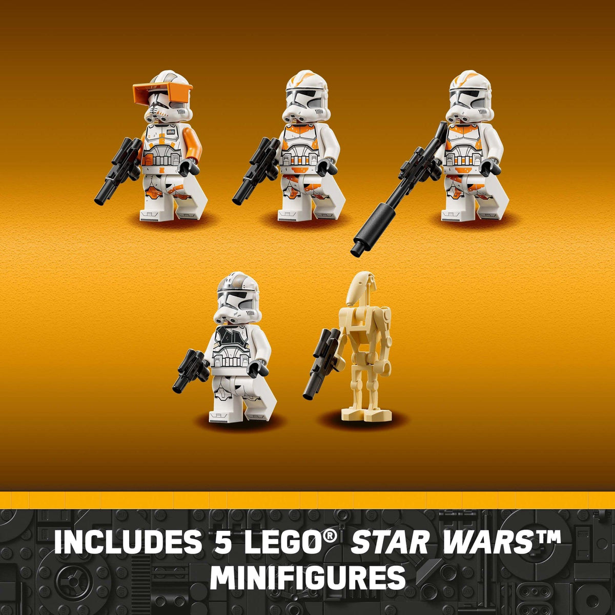 LEGO Star Wars at-TE Walker 75337 Poseable Toy, Revenge of The Sith Set, Gift for Kids with 3 212th Clone Troopers, Dwarf Spider & Battle Droid Figures ๐ All In One Marketplace Canada