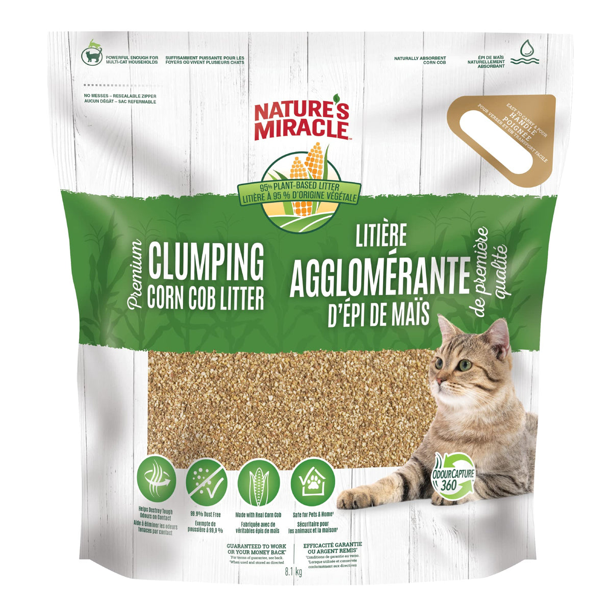 Nature's Miracle Premium Corn Cob Litter 18lbs ๐ All In One Marketplace Canada