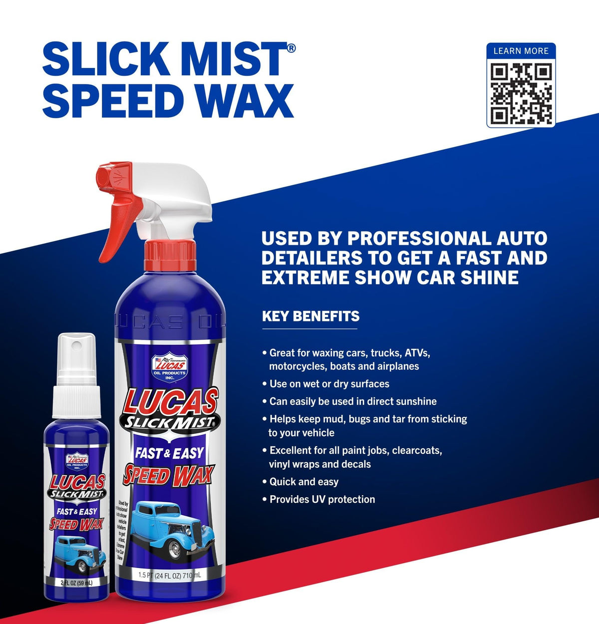 Lucas Oil LUC10160 Blue 24 Ounce Slick Mist Speed Wax ๐ All In One Marketplace Canada