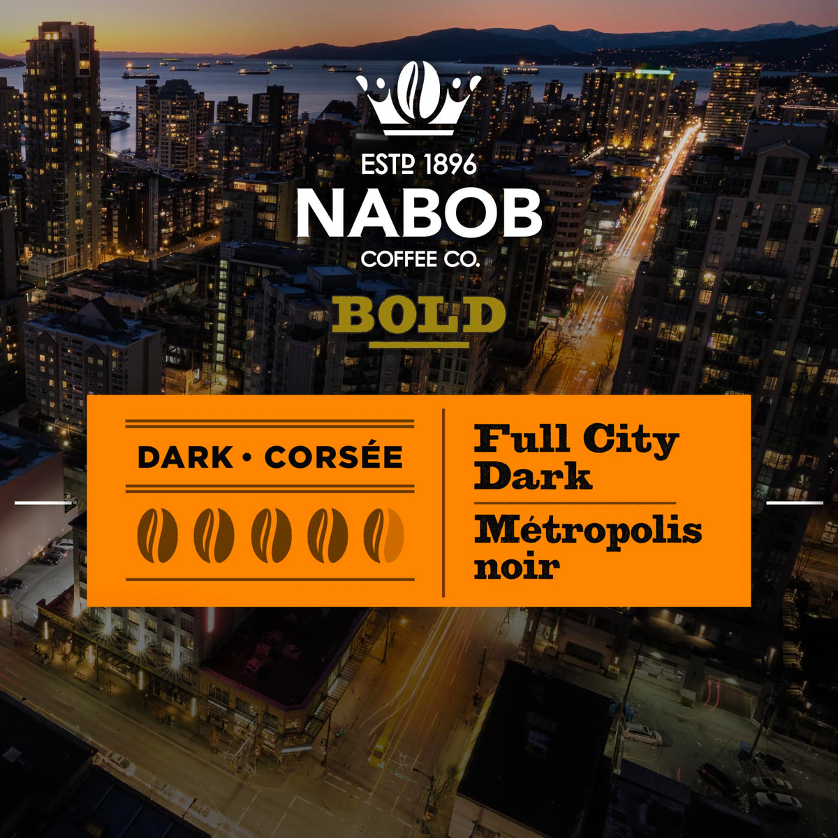 Nabob Bold Full City Dark 100% Compostable Pods, 56 Pods ๐ All In One Marketplace Canada