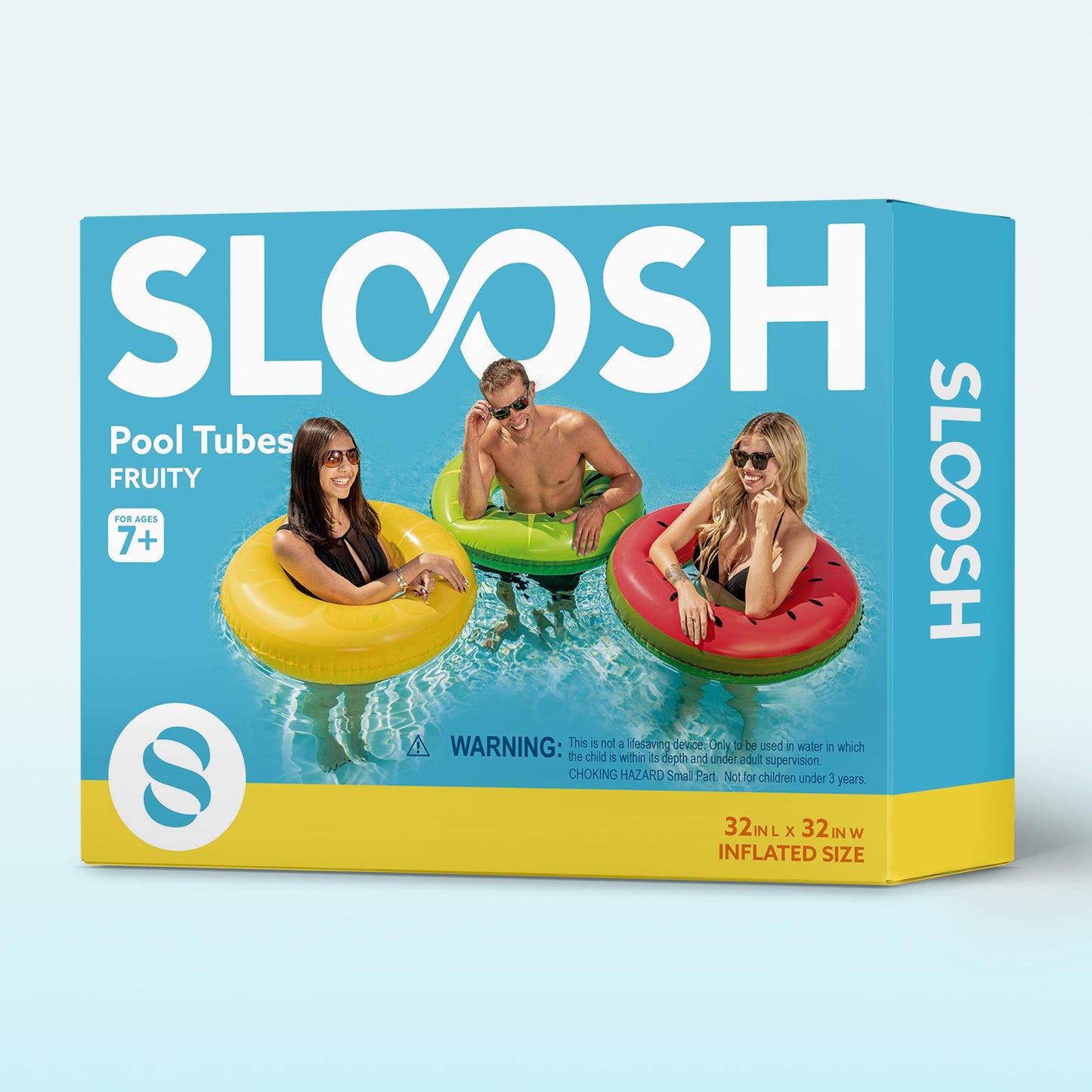 JOYIN 3 Pack Inflatable Pool Floats for Kids Adults, Fruits Swim Tube Pool Rings Swimming Rings Floaties for Swimming Pool Party Decorations ๐ All In One Marketplace Canada