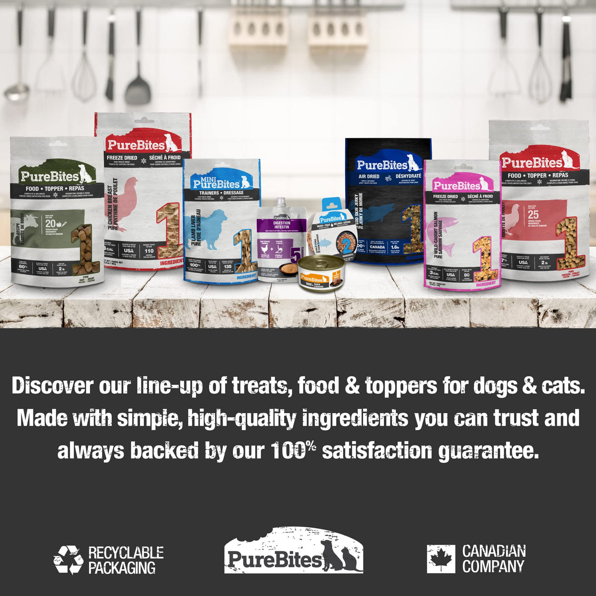 PureBites Freeze Dried Beef Liver Dog Treats, Made in USA, 1.2kg ๐ All In One Marketplace Canada
