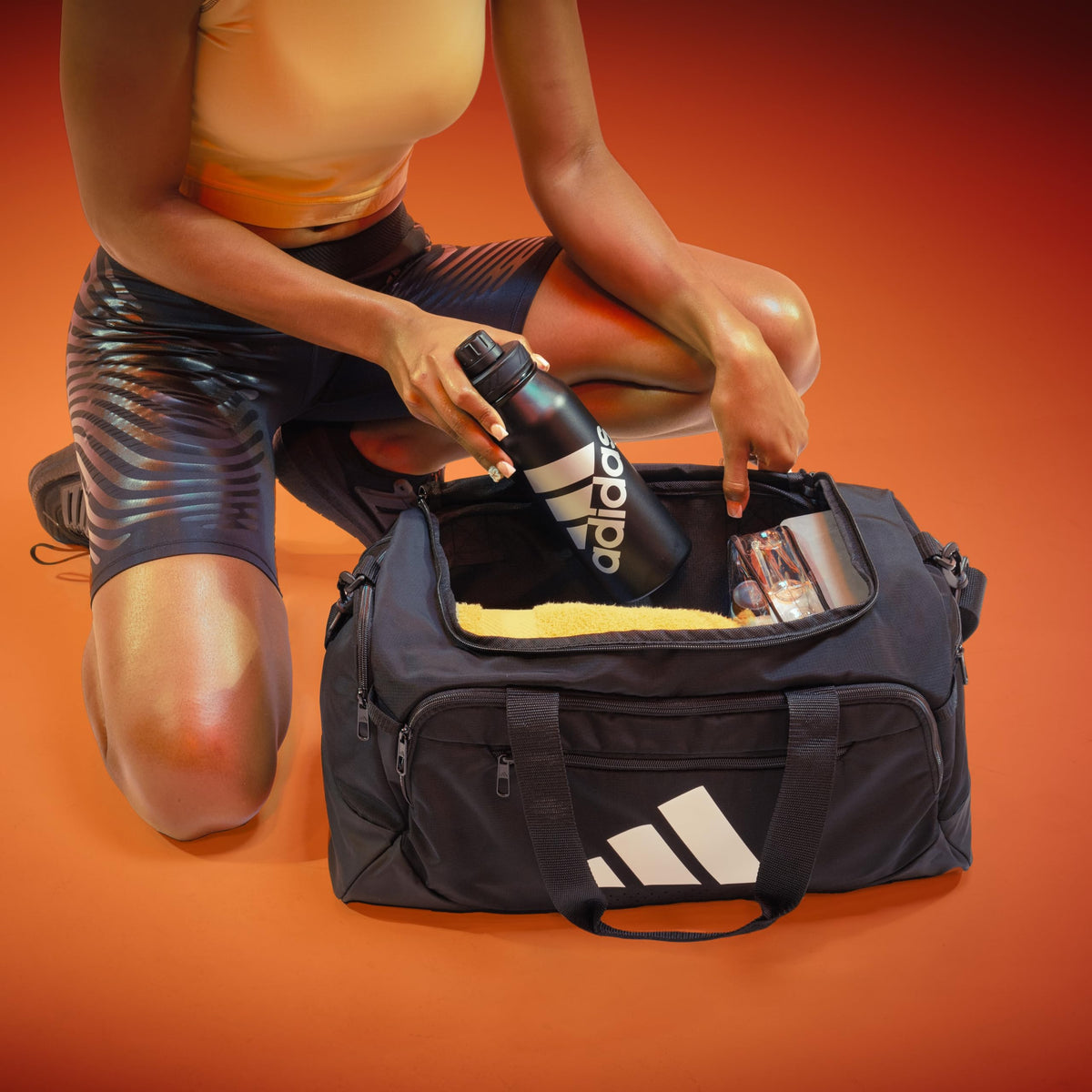 Adidas Unisex-Adult Defender 5 Small Duffel Bag, Team Navy, One Size Fits All ๐ All In One Marketplace Canada