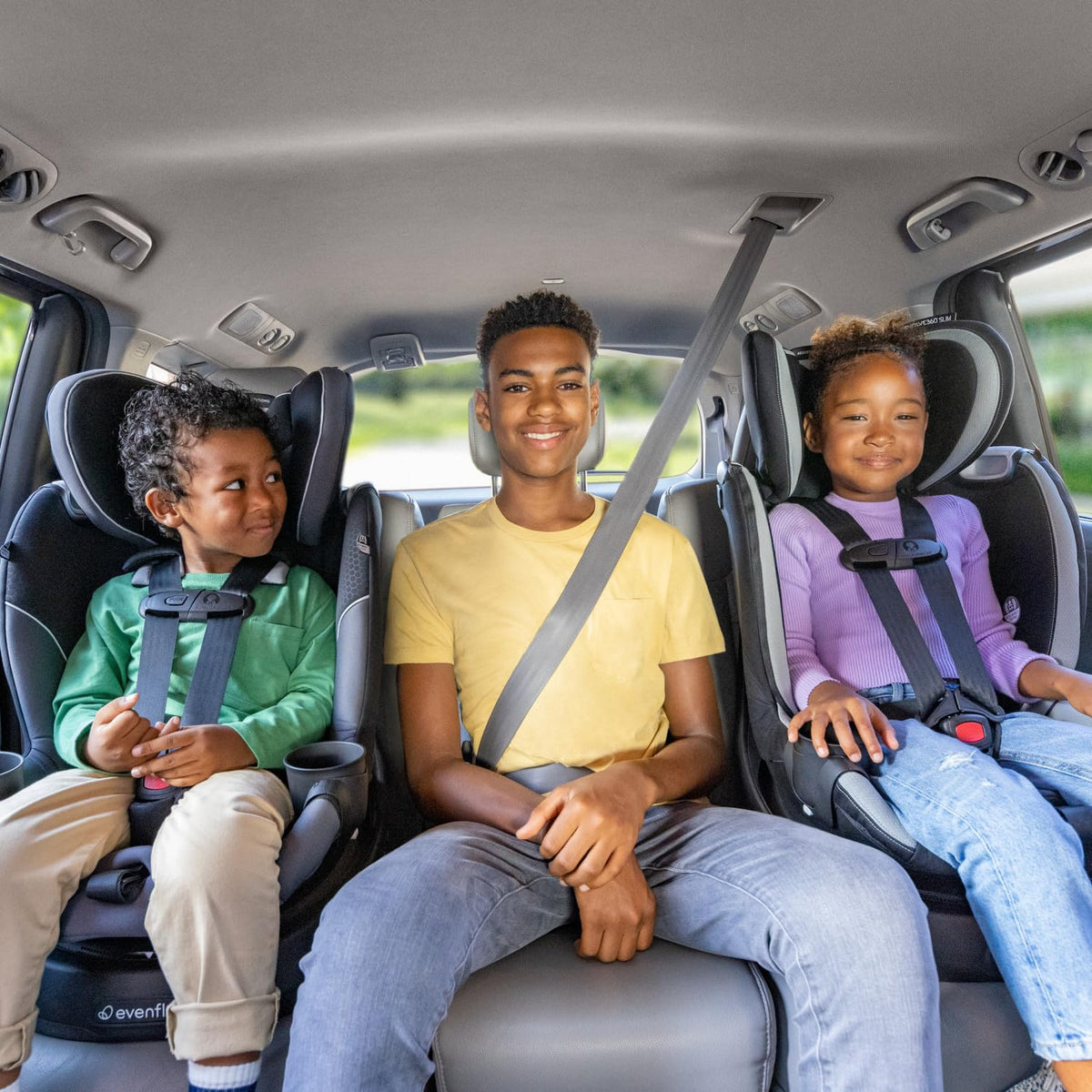 Evenflo Revolve360 Slim 2-in-1 Rotational Car Seat - Canton Black š All In One Marketplace Canada