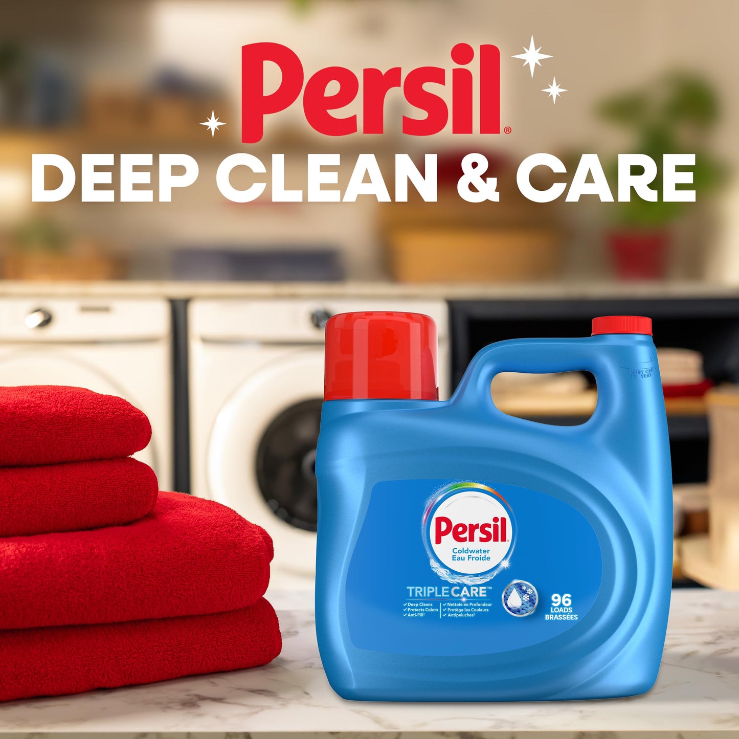Persil TripleCare™ Coldwater Liquid Laundry Detergent, 3.72L/96 Loads 🍁 All In One Marketplace Canada