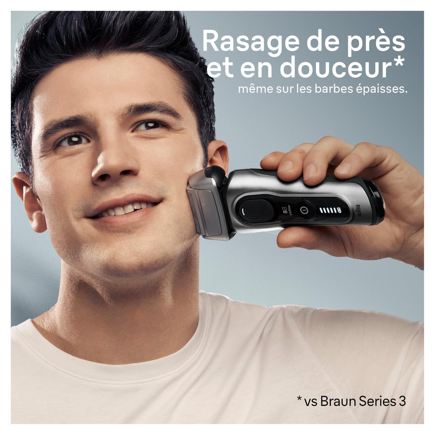 Braun Series 8 Electric Shaver for Men with Precision Long Hair Trimmer, Wet and Dry Electric Razor with Charging Stand and Travel Case, 8517s Galvano Silver š All In One Marketplace Canada