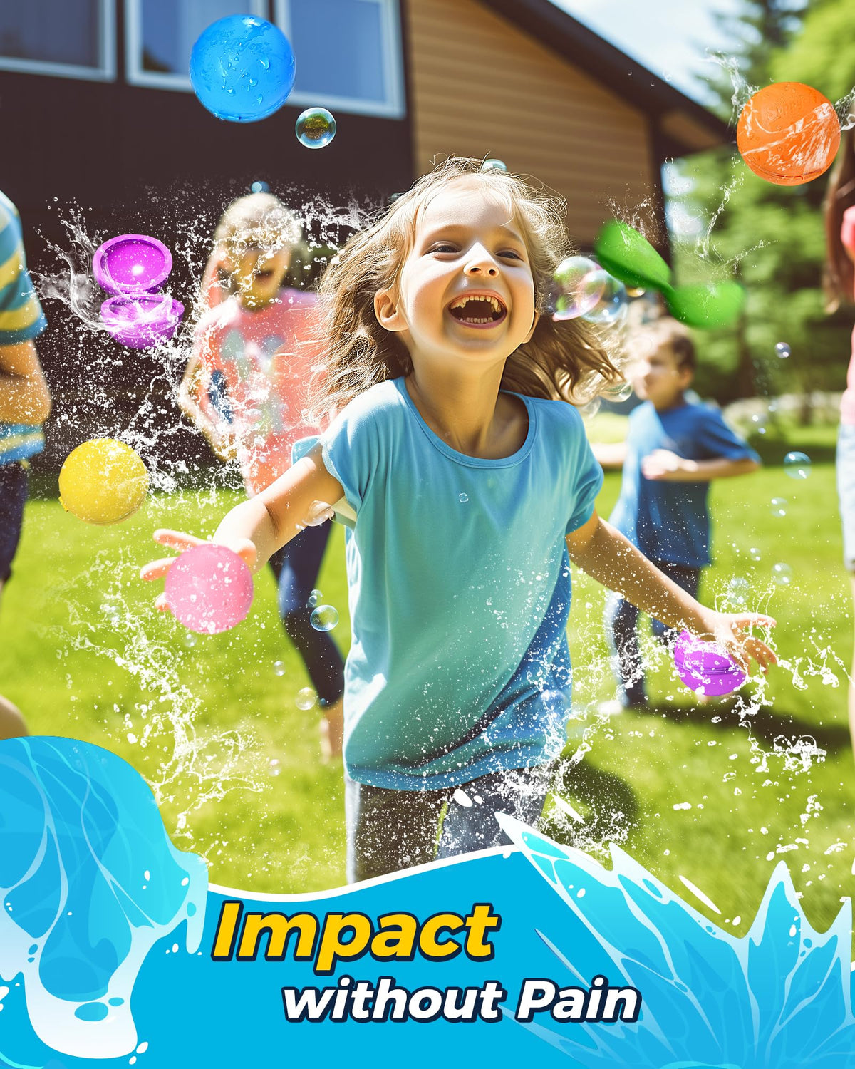 Reusable Water Bomb Balloons, Silicone Water Splash Ball with Mesh Bag, Quick Self-Sealing Water Bomb for Kids Adults Outdoor Activities Water Games Toy Outside Summer Fun Party Supplies (12Pack) ๐ All In One Marketplace Canada