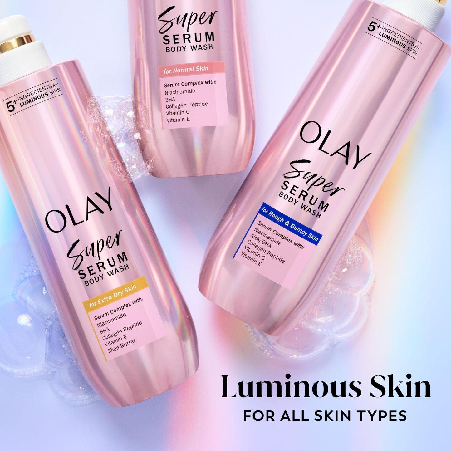 Olay Super Serum Body Wash for Bumps & Uneven Textured Skin, Serum Complex for Luminous Skin, 591 mL π All In One Marketplace Canada