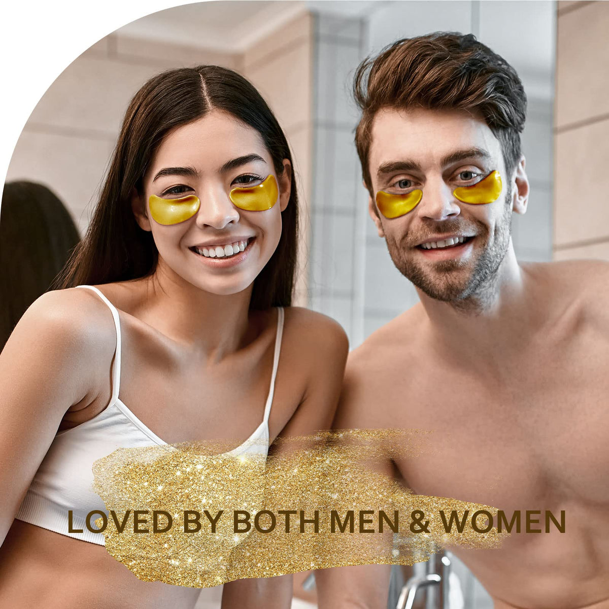 Under Eye Patches (30 Pairs), 24k Gold Eye Patches for Women and Men, Bachelorette Party Favors, Birthday Gift for Women - Skincare Self Care - USA Tested š All In One Marketplace Canada