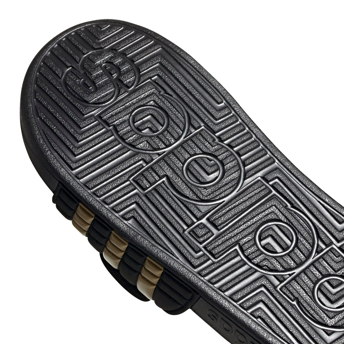 adidas Unisex-Adult Adissage, Core Black/Gold Metallic/Core Black, 9 ๐ All In One Marketplace Canada