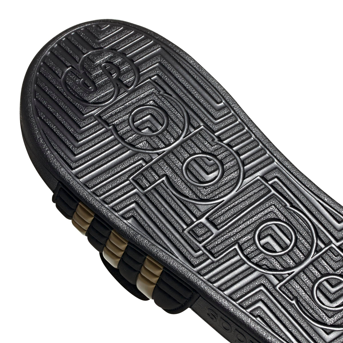 adidas Unisex-Adult Adissage, Core Black/Gold Metallic/Core Black, 11 ๐ All In One Marketplace Canada