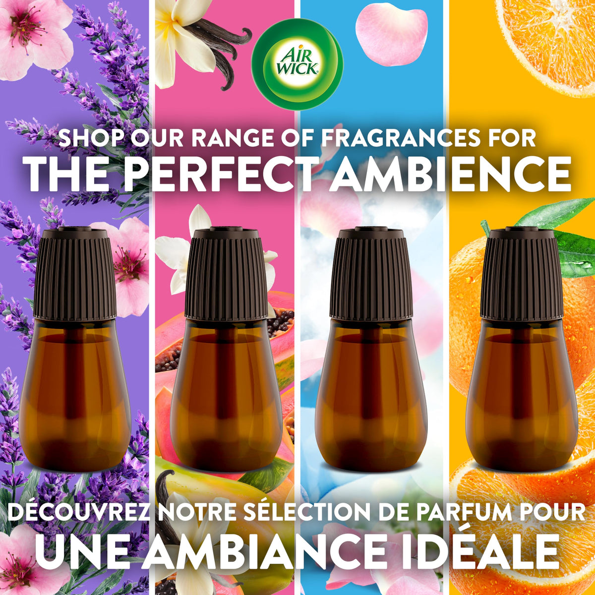 Air Wick Essential Mist Refill β Air Freshener Infused with Essential Oils, Easy Change Refill for Cordless Diffuser β 3 Count β Black Lotus & Violet Scent π All In One Marketplace Canada