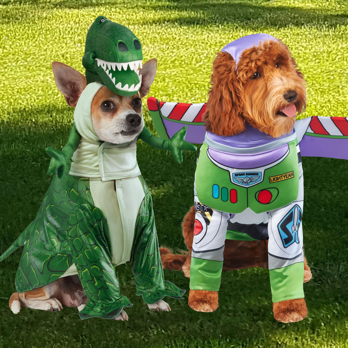 Rubies Disney Toy Story Pet Costume, Rex, Large for Themed Parties and Halloween