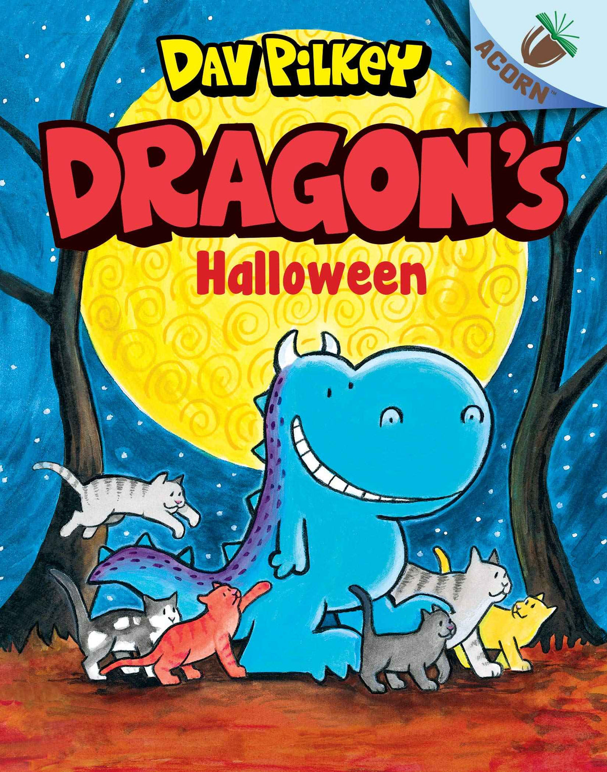 Dragon's Halloween: An Acorn Book (Dragon #4): From the Creator of Dog Man (Library Edition)
