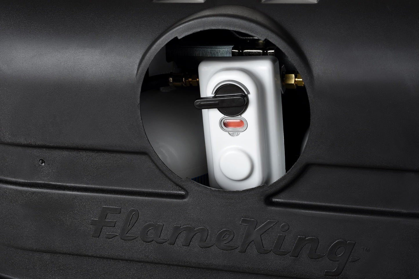 Flame King Dual 30LB LP Propane Tank Light Plastic Heavy Duty Cover for RV, Travel Trailer, Camper - Black ๐ All In One Marketplace Canada
