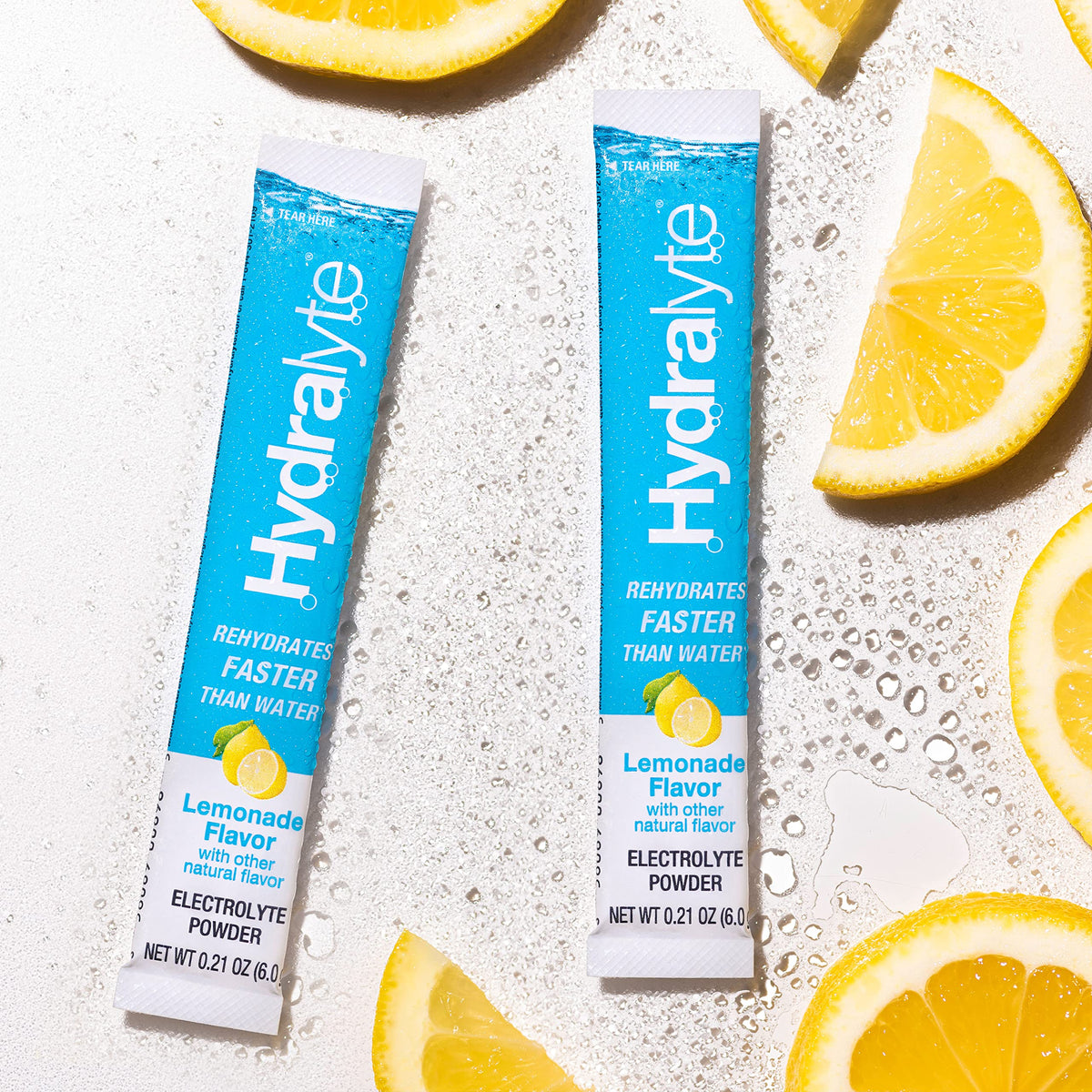 HydraLyte Electrolyte Powder, Low Sugar Electrolyte Packets Designed for Rapid Hydration, Safe Hydration for All Ages - Made with All Natural Ingredients, 36 Servings, Lemonade Flavour ๐ All In One Marketplace Canada