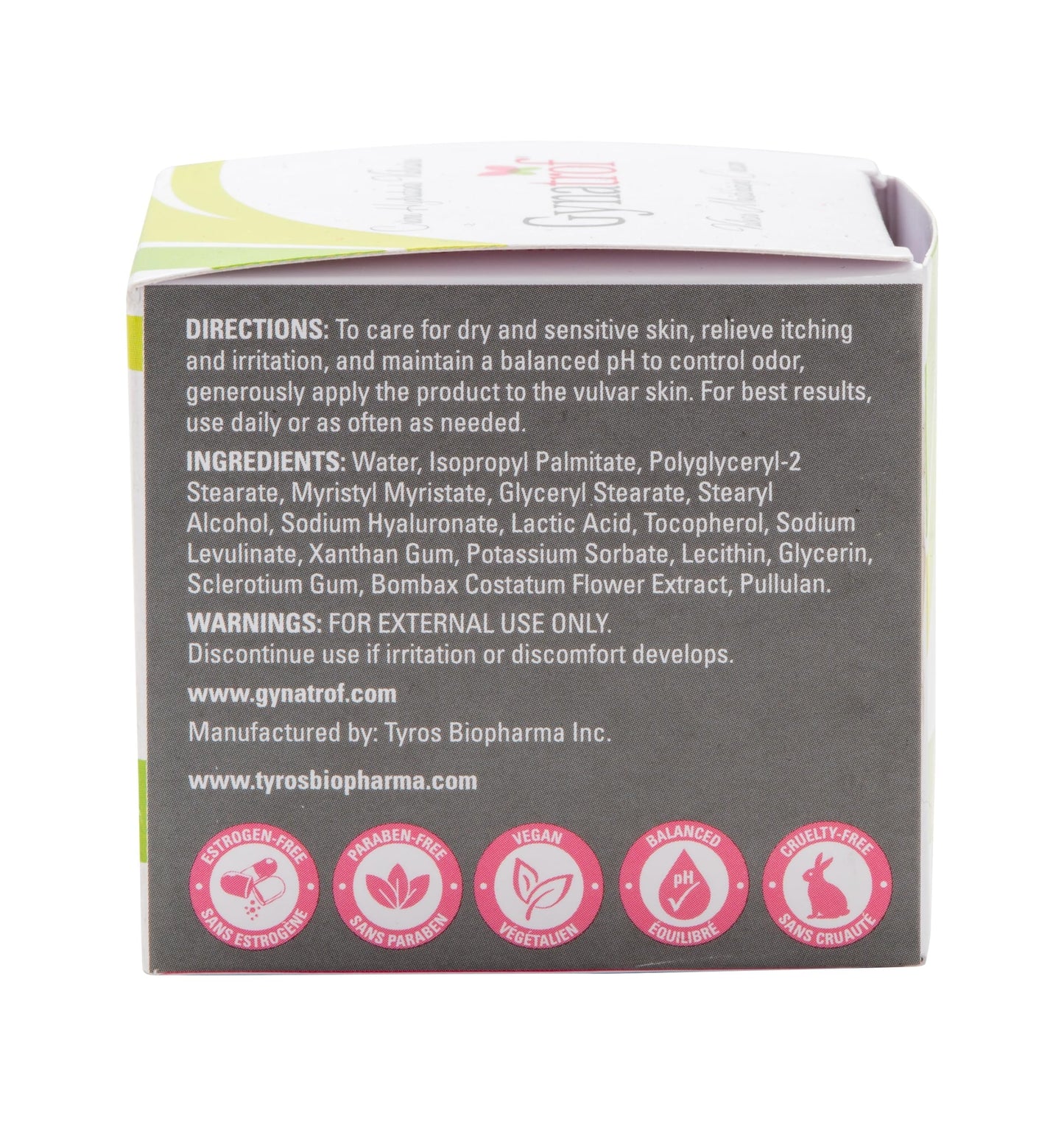 Gynatrof Vulva Moisture Cream - Hormone Free, Clinically Proven, OBGYN Recommended, All Natural Vulva Balm - Alleviates Dryness, Irritation, and Menopause Discomfort - Hyaluronic Acid & Vitamin E ๐ All In One Marketplace Canada