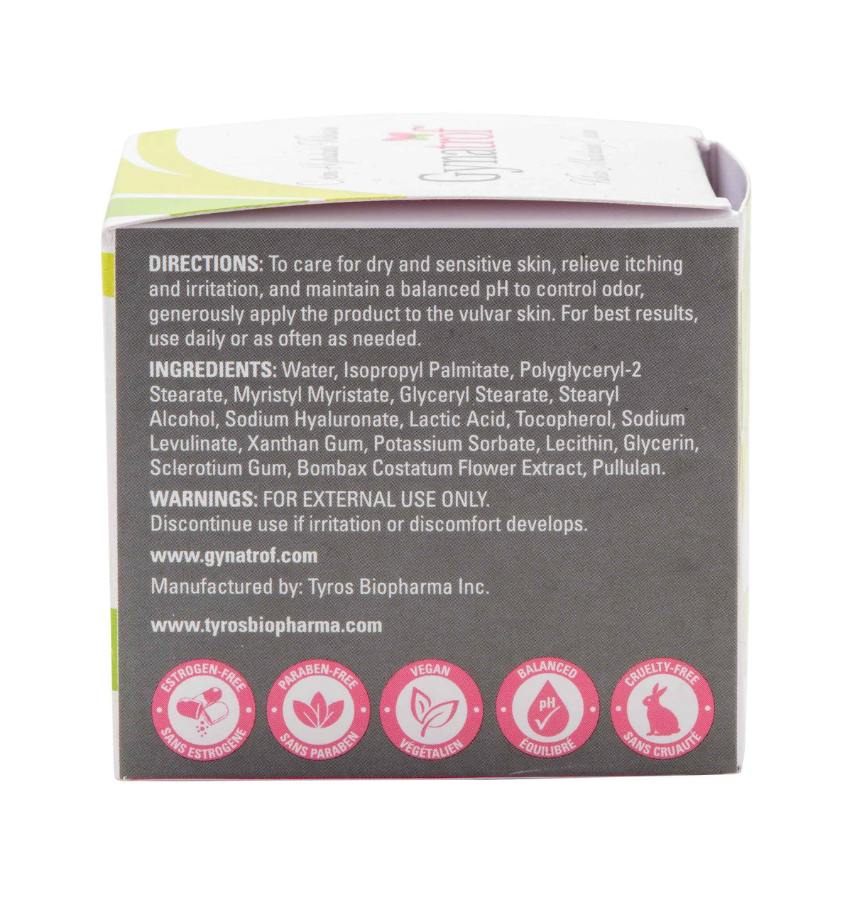 Gynatrof Vulva Moisture Cream - Hormone Free, Clinically Proven, OBGYN Recommended, All Natural Vulva Balm - Alleviates Dryness, Irritation, and Menopause Discomfort - Hyaluronic Acid & Vitamin E ๐ All In One Marketplace Canada