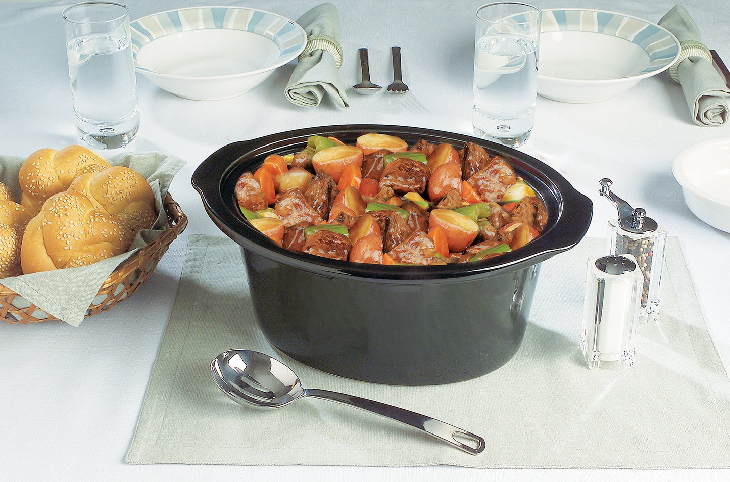 Crock-Pot Manual 7-Qt. Slow Cooker, Black đ All In One Marketplace Canada